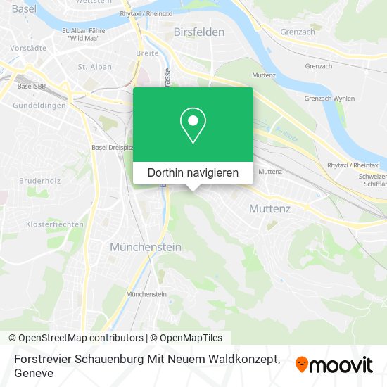 Forstrevier Schauenburg Mit Neuem Waldkonzept Karte