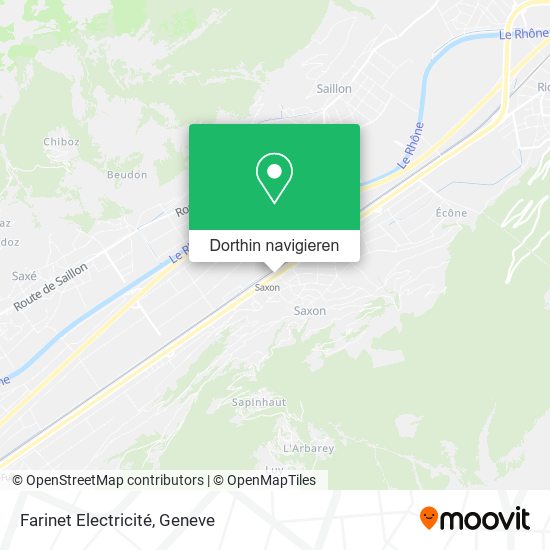 Farinet Electricité Karte