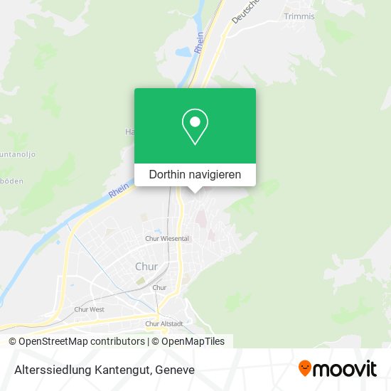 Alterssiedlung Kantengut Karte