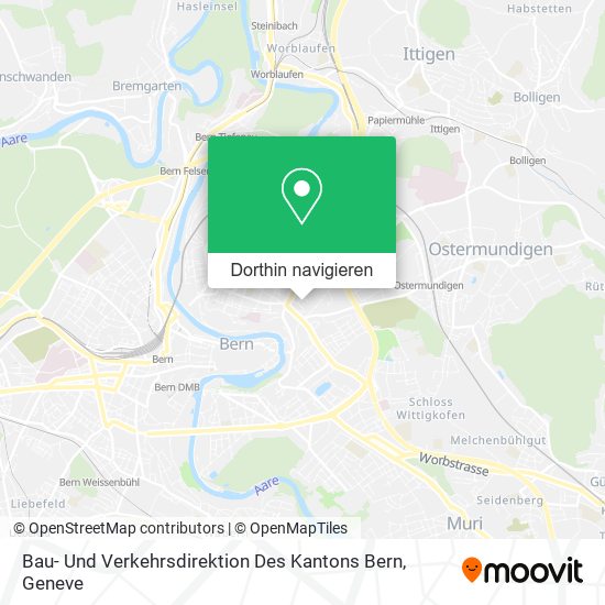 Bau- Und Verkehrsdirektion Des Kantons Bern Karte