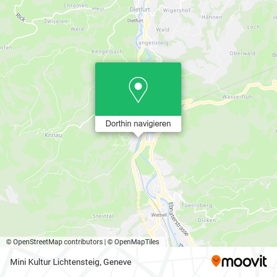 Mini Kultur Lichtensteig Karte