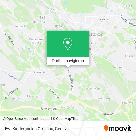 Fw: Kindergarten Grüenau Karte