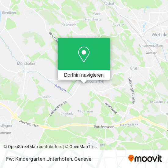 Fw: Kindergarten Unterhofen Karte