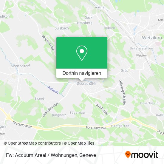 Fw: Accuum Areal / Wohnungen Karte
