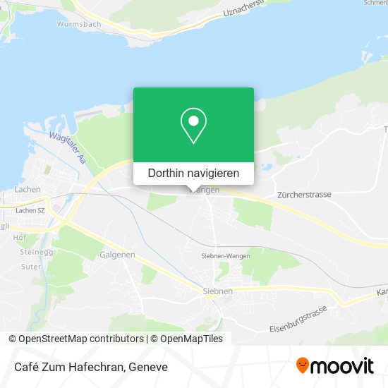 Café Zum Hafechran Karte