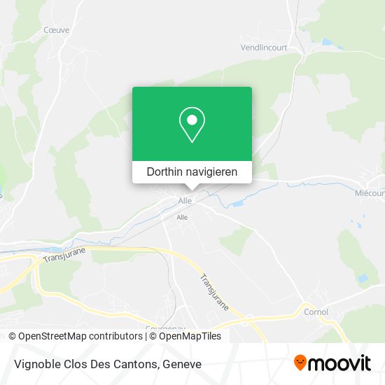 Vignoble Clos Des Cantons Karte
