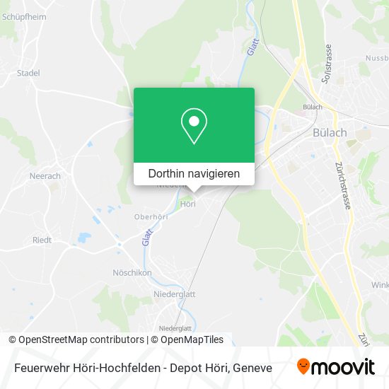 Feuerwehr Höri-Hochfelden - Depot Höri Karte