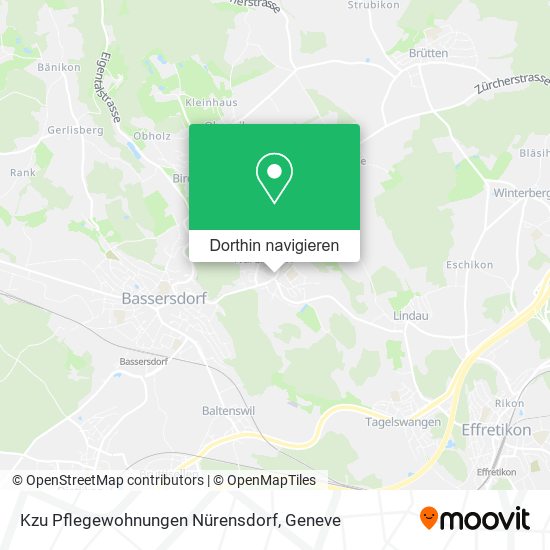 Kzu Pflegewohnungen Nürensdorf Karte