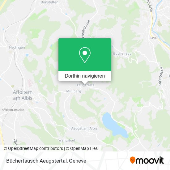 Büchertausch Aeugstertal Karte