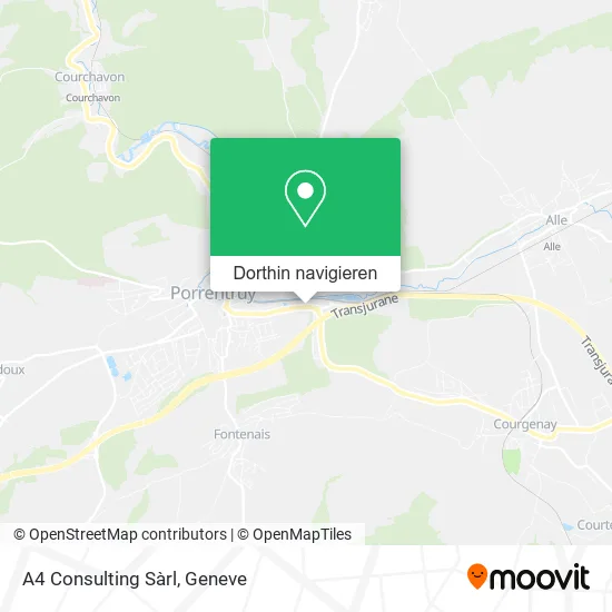 A4 Consulting Sàrl Karte