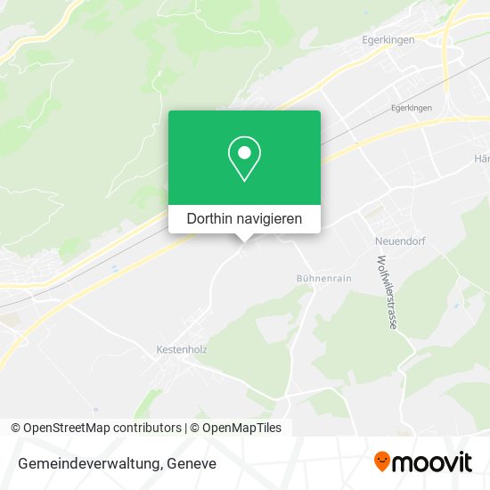 Gemeindeverwaltung Karte