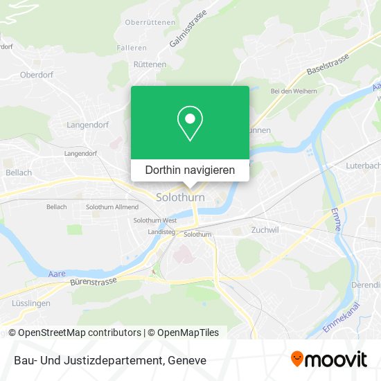 Bau- Und Justizdepartement Karte
