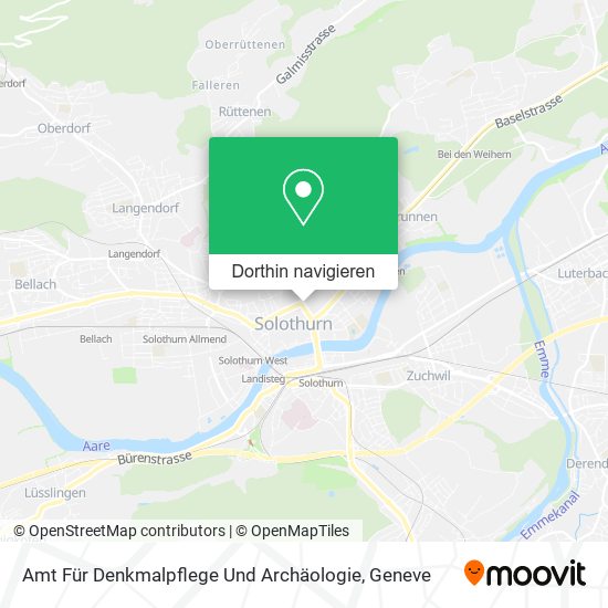 Amt Für Denkmalpflege Und Archäologie Karte
