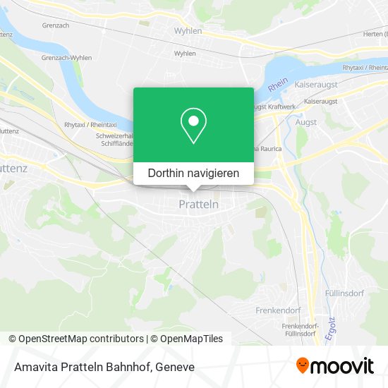 Amavita Pratteln Bahnhof Karte
