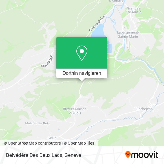 Belvédère Des Deux Lacs Karte