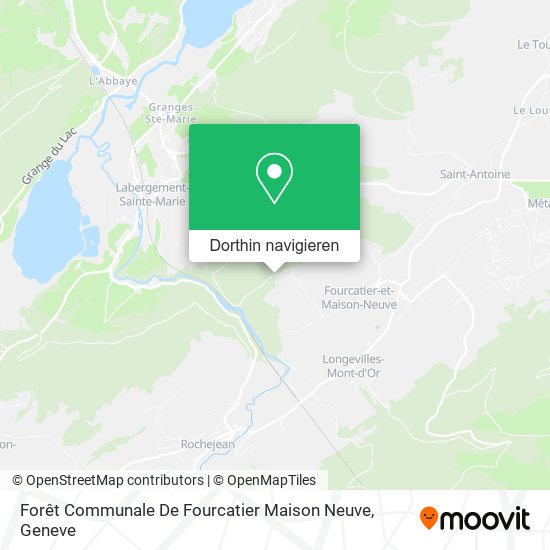 Forêt Communale De Fourcatier Maison Neuve Karte