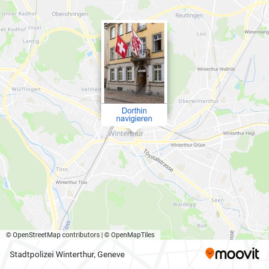 Stadtpolizei Winterthur Karte