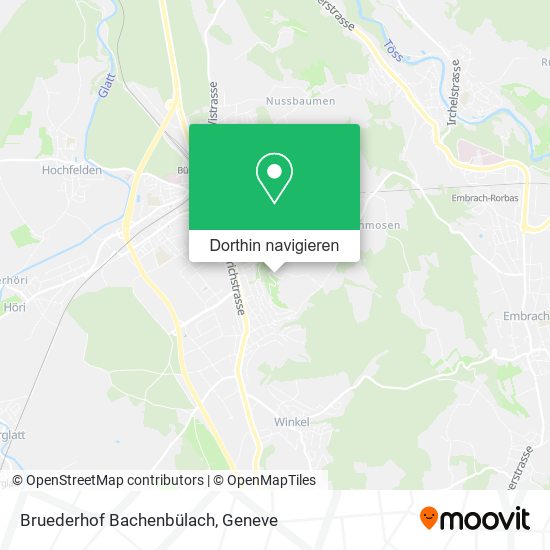 Bruederhof Bachenbülach Karte