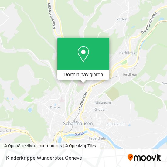 Kinderkrippe Wunderstei Karte