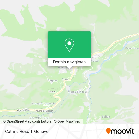 Catrina Resort Karte