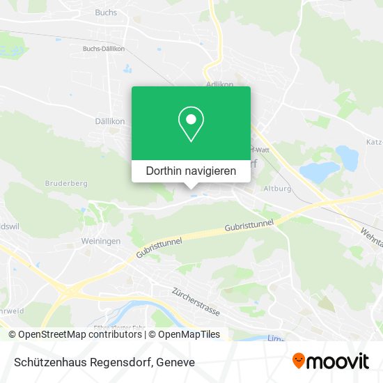 Schützenhaus Regensdorf Karte