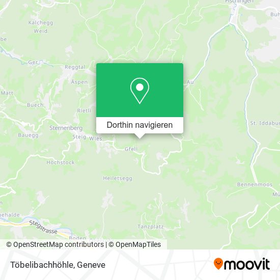 Töbelibachhöhle Karte