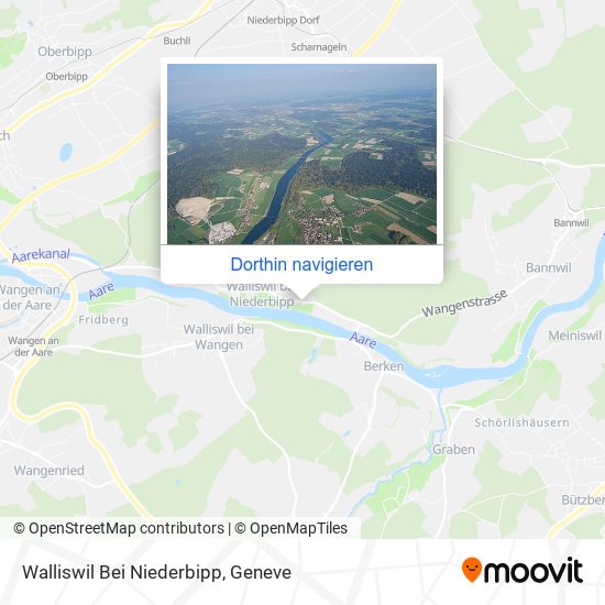 Walliswil Bei Niederbipp Karte