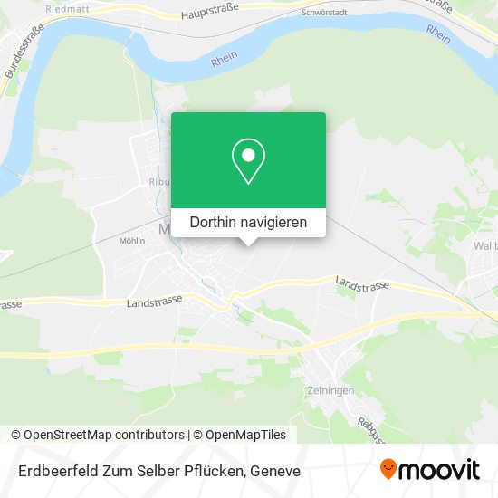 Erdbeerfeld Zum Selber Pflücken Karte