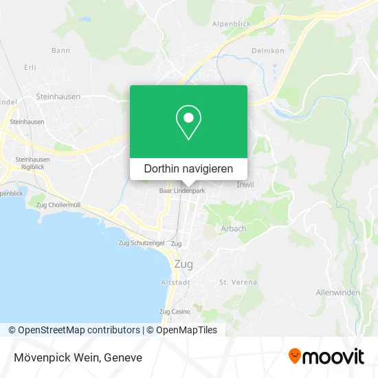 Mövenpick Wein Karte