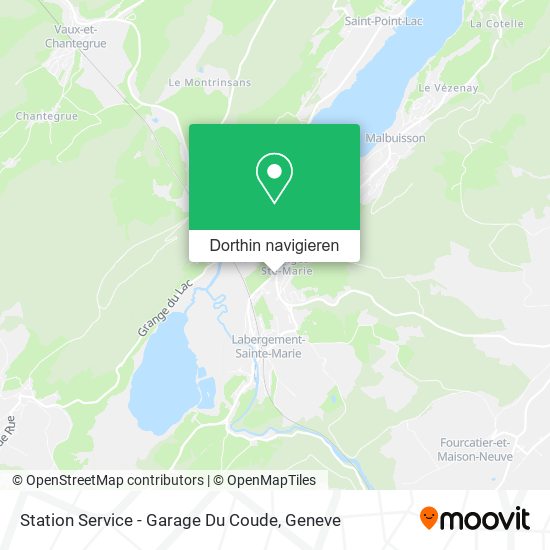 Station Service - Garage Du Coude Karte
