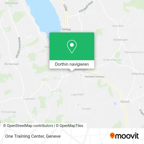 One Training Center Karte