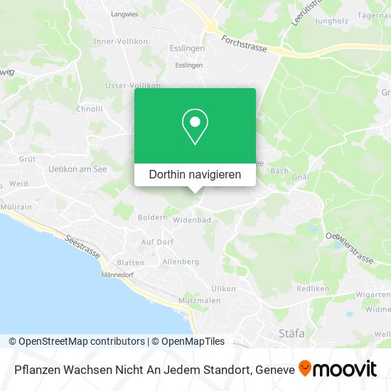 Pflanzen Wachsen Nicht An Jedem Standort Karte