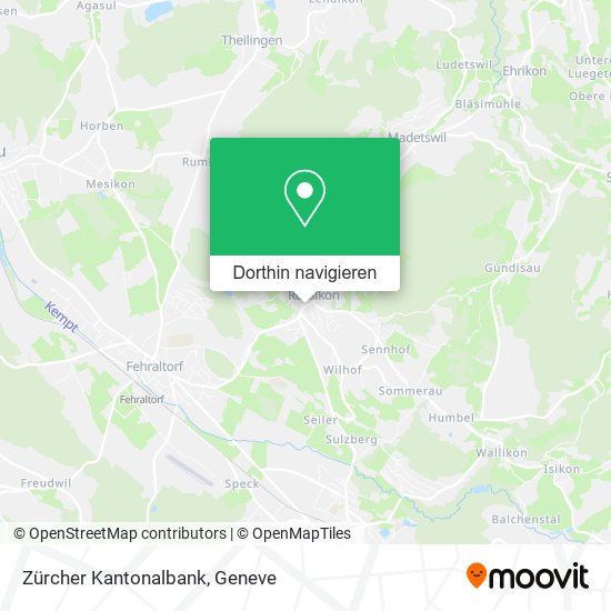 Zürcher Kantonalbank Karte