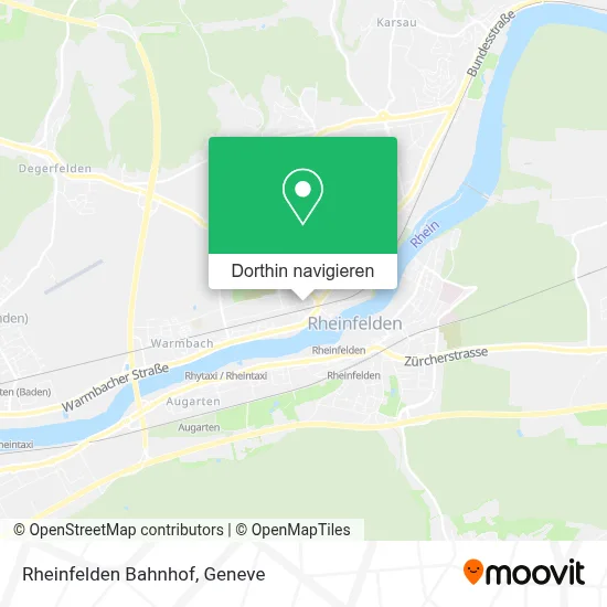Rheinfelden Bahnhof Karte