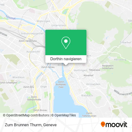 Zum Brunnen Thurm Karte
