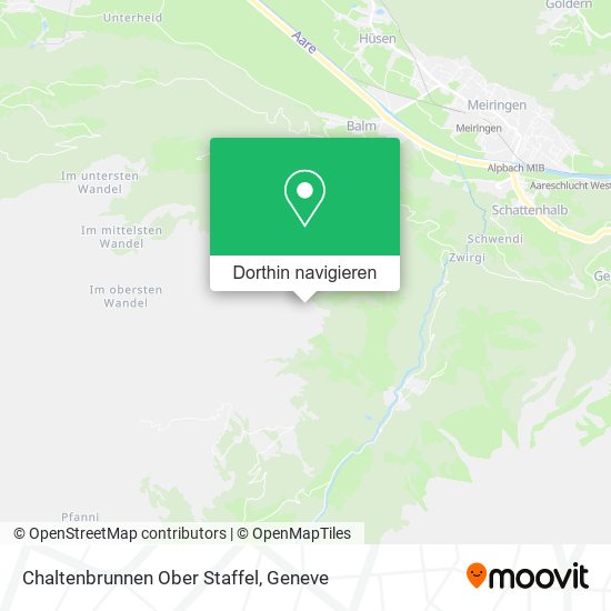 Chaltenbrunnen Ober Staffel Karte