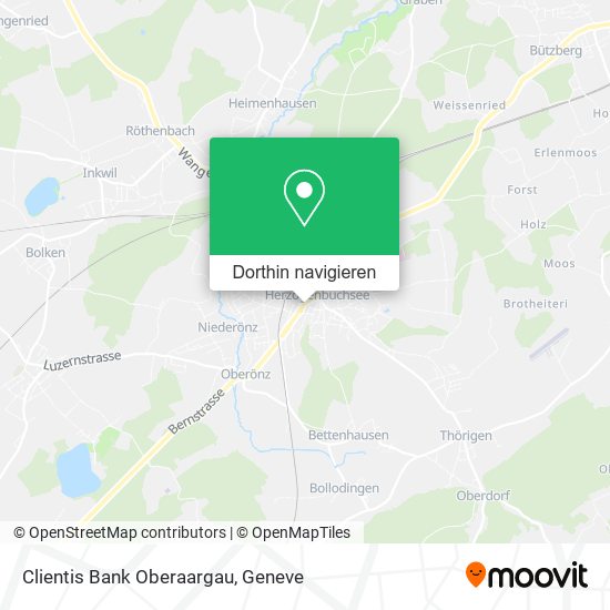 Clientis Bank Oberaargau Karte