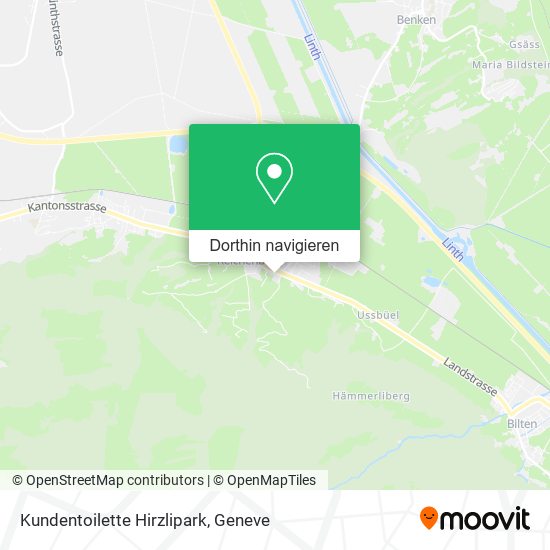 Kundentoilette Hirzlipark Karte