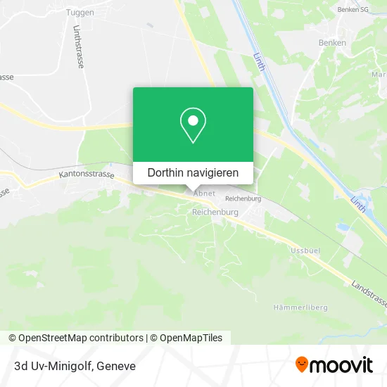3d Uv-Minigolf Karte