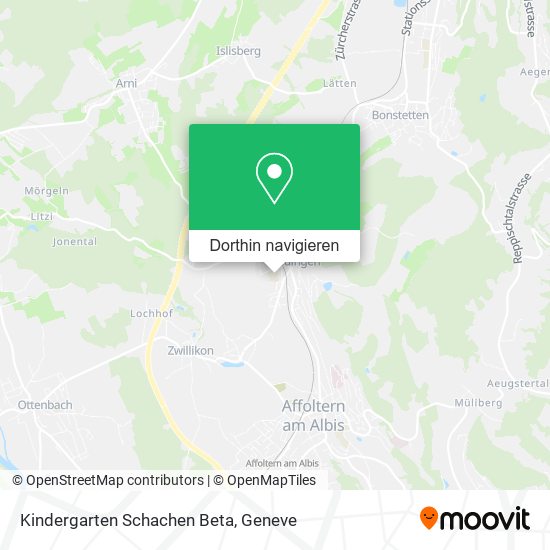 Kindergarten Schachen Beta Karte