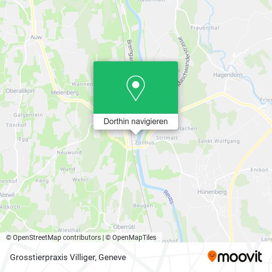 Grosstierpraxis Villiger Karte