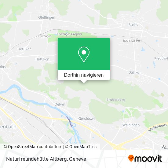Naturfreundehütte Altberg Karte