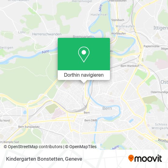 Kindergarten Bonstetten Karte