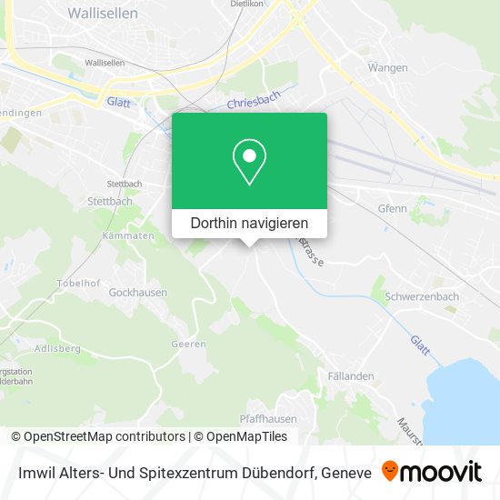 Imwil Alters- Und Spitexzentrum Dübendorf Karte