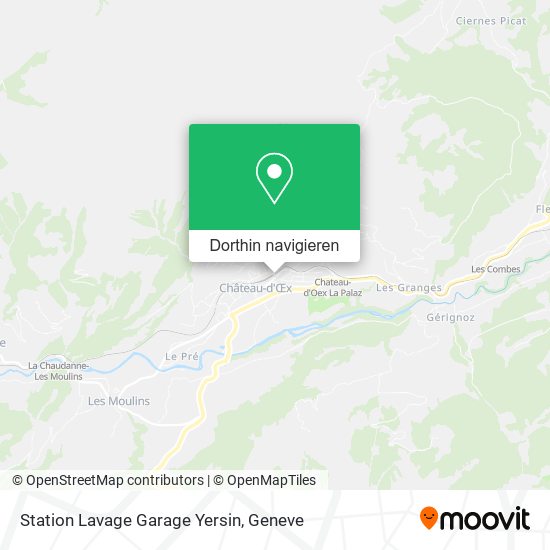 Station Lavage Garage Yersin Karte