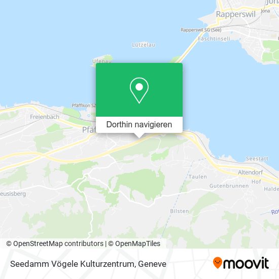 Seedamm Vögele Kulturzentrum Karte