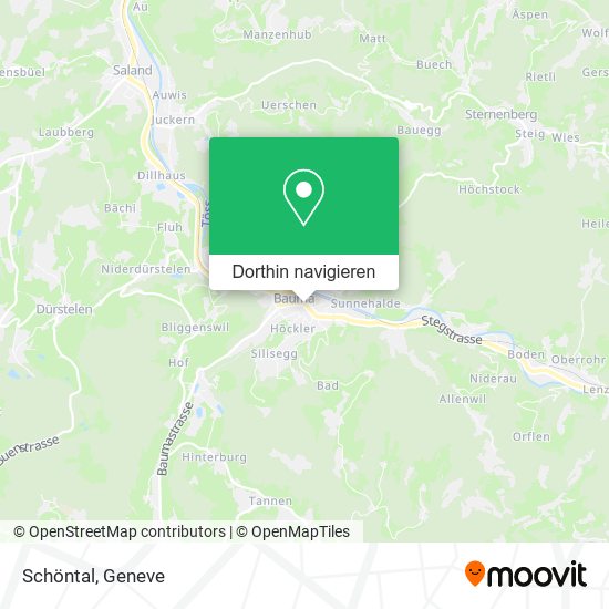 Schöntal Karte