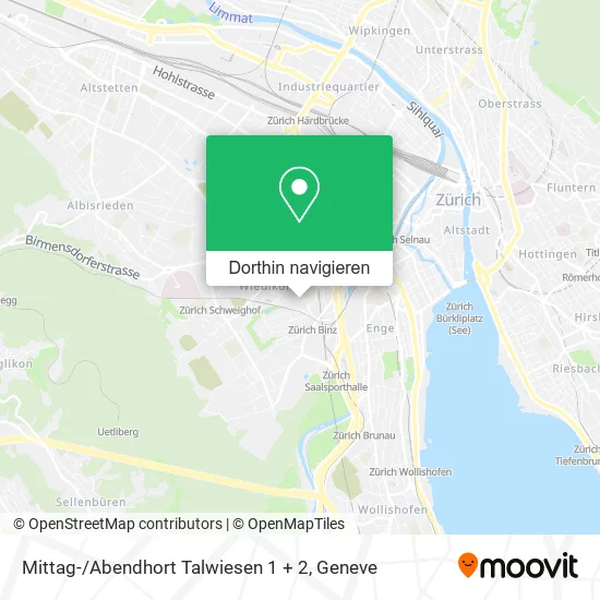 Mittag- / Abendhort Talwiesen 1 + 2 Karte