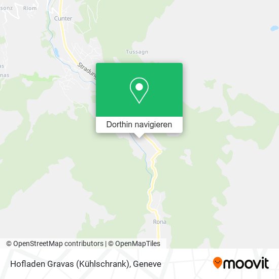 Hofladen Gravas (Kühlschrank) Karte