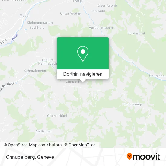 Chnubelberg Karte